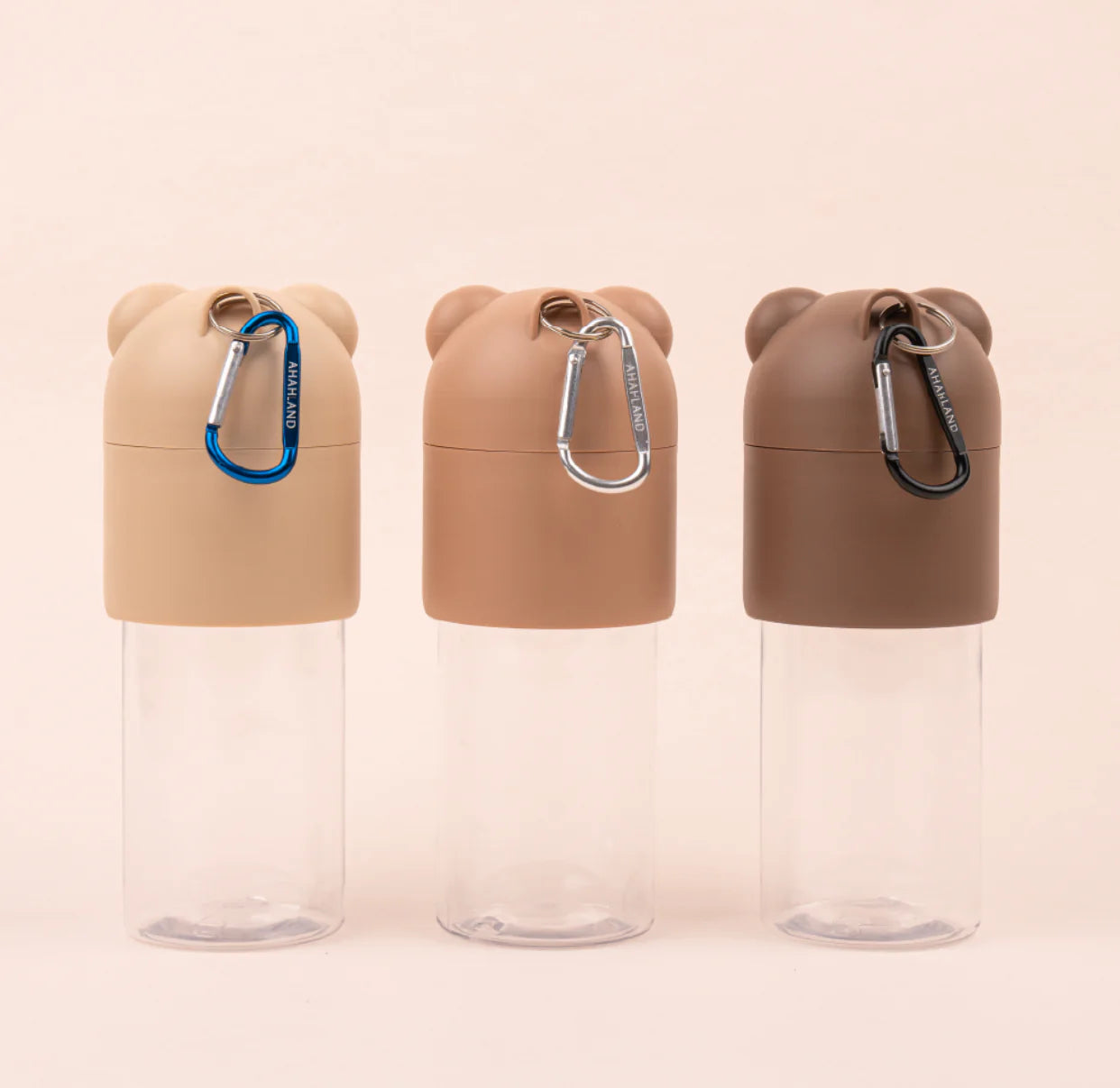 Portable Water Bottle & Snack Bottle - 3 Colors - kikiandpuppies