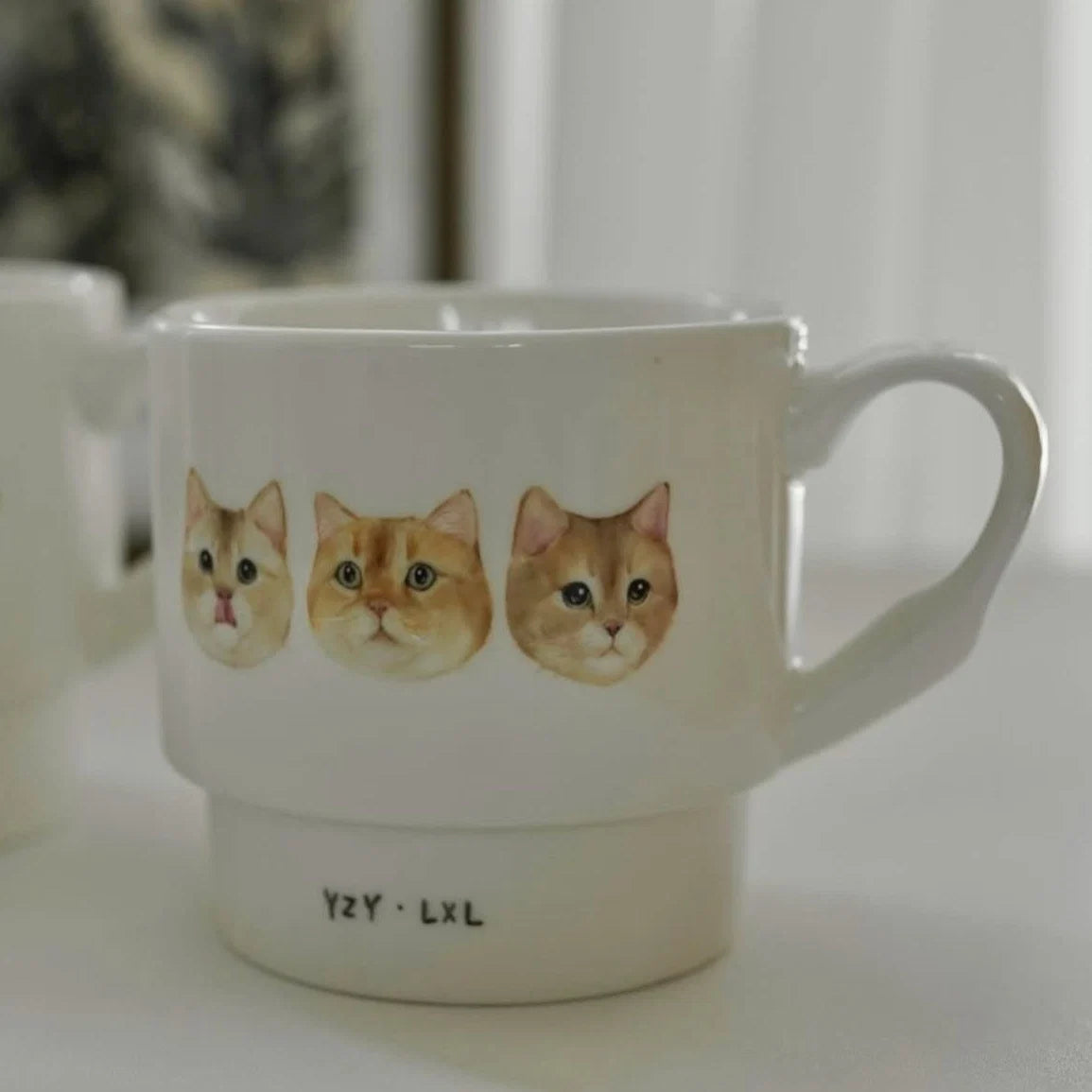 Custom Hand-Painted Pet Block Mug