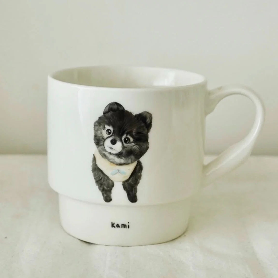 Custom Hand-Painted Pet Block Mug