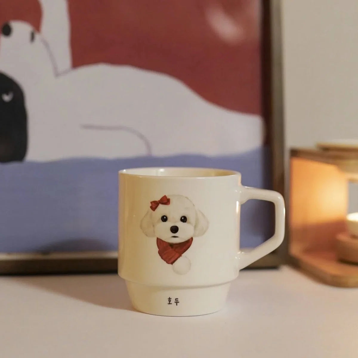 Custom Hand-Painted Pet Block Mug
