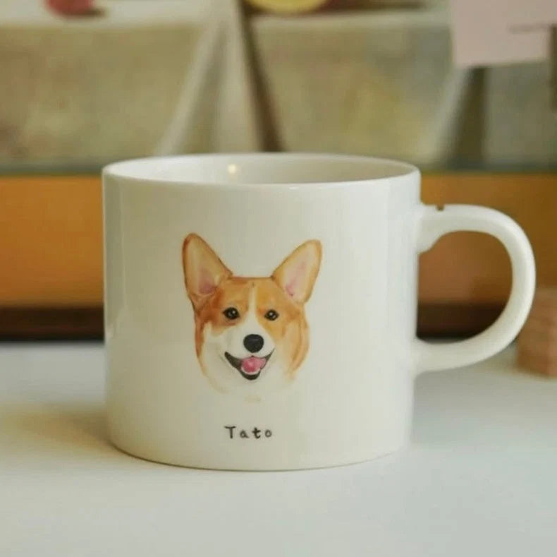 Custom Hand-Painted Pet Mug