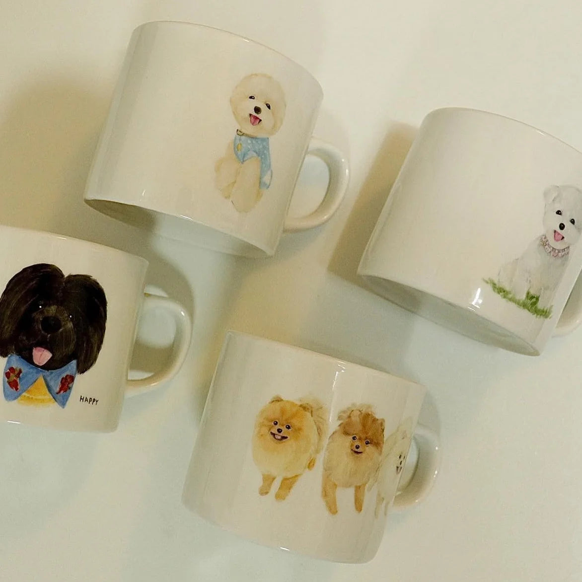 Custom Hand-Painted Pet Mug