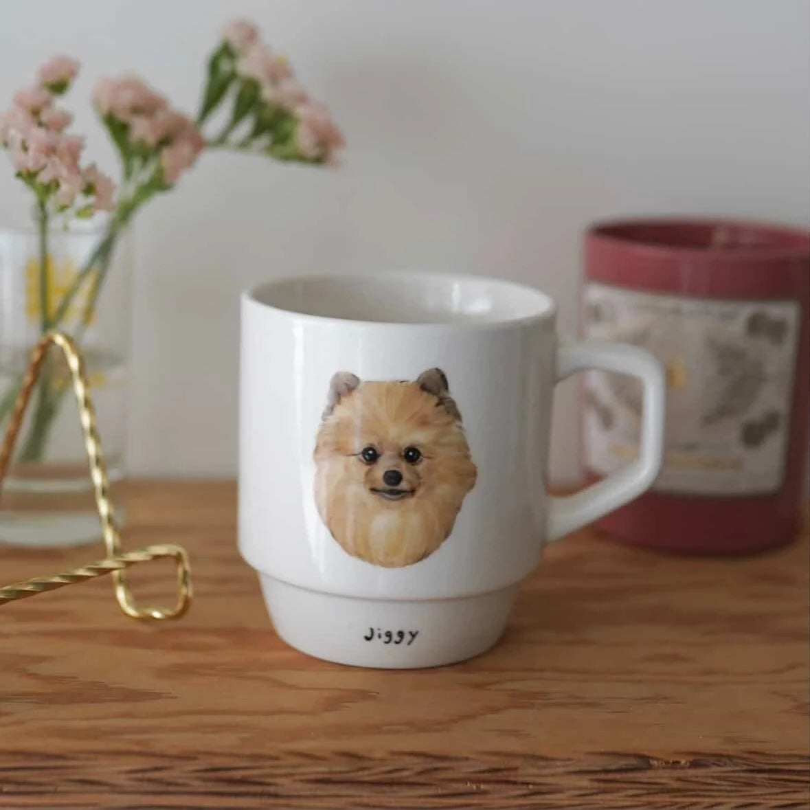 Custom Hand-Painted Pet Block Mug
