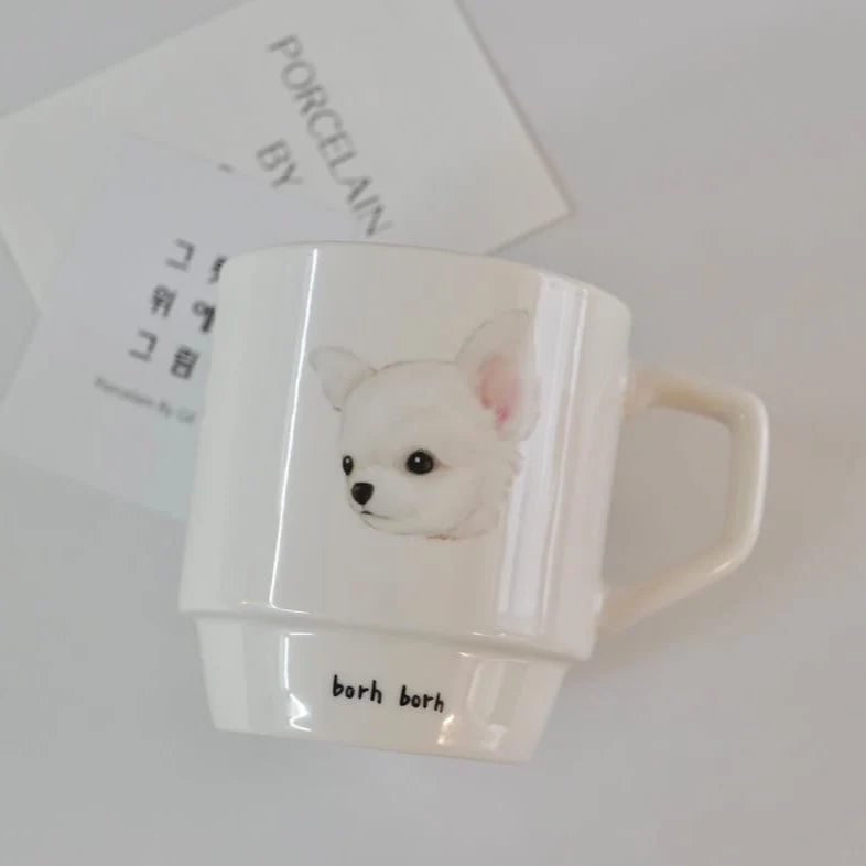 Custom Hand-Painted Pet Block Mug