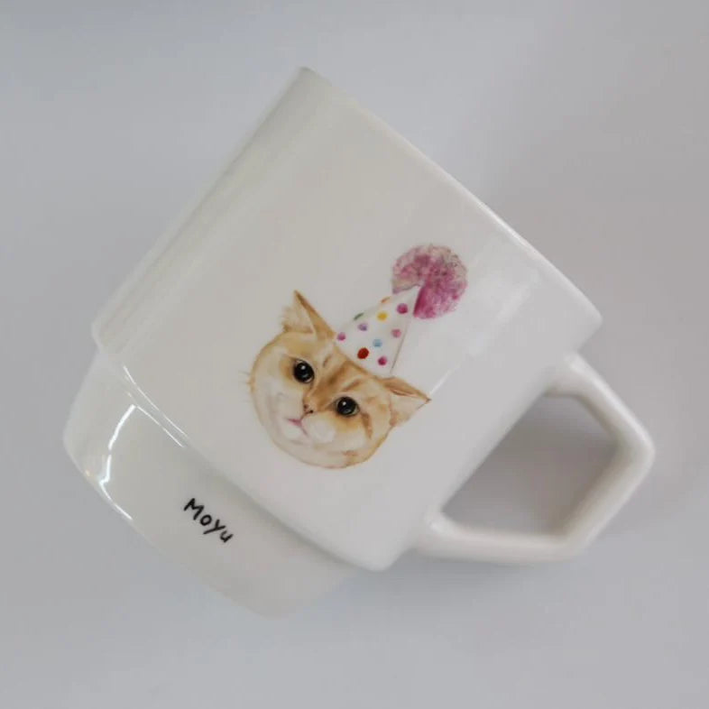 Custom Hand-Painted Pet Block Mug