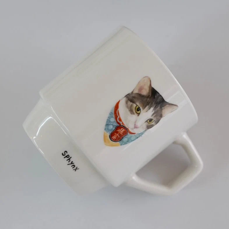 Custom Hand-Painted Pet Block Mug
