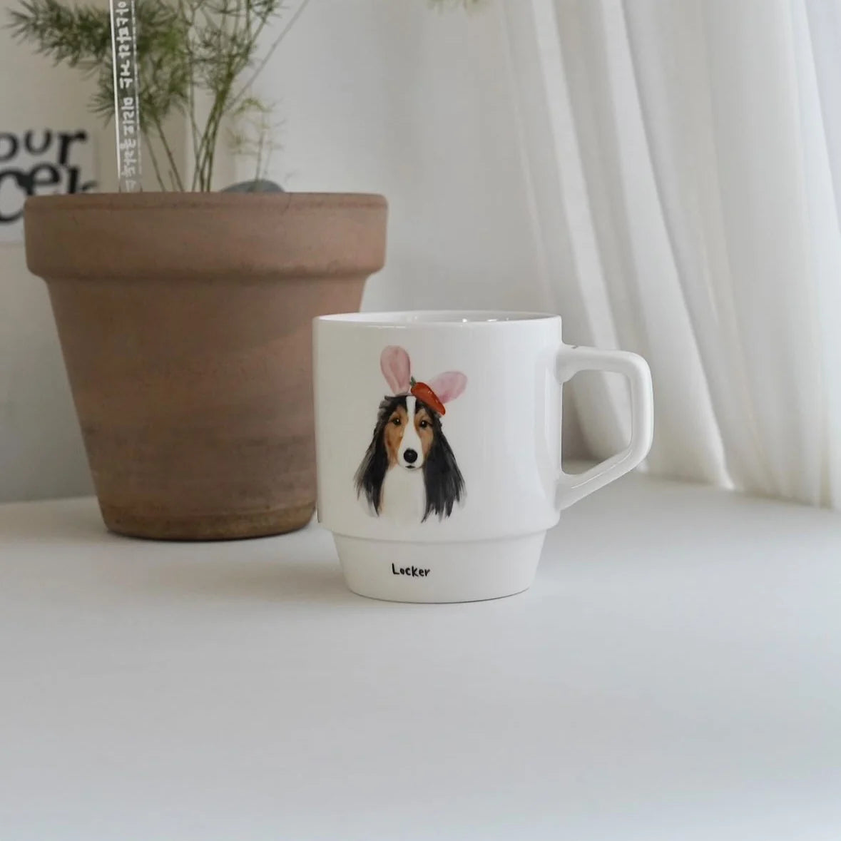 Custom Hand-Painted Pet Block Mug