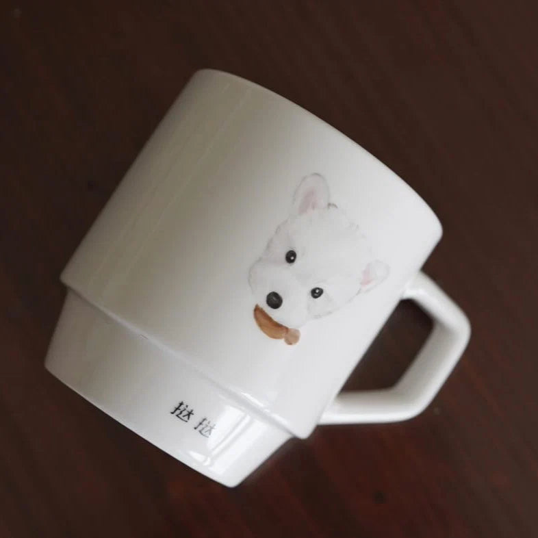 Custom Hand-Painted Pet Block Mug