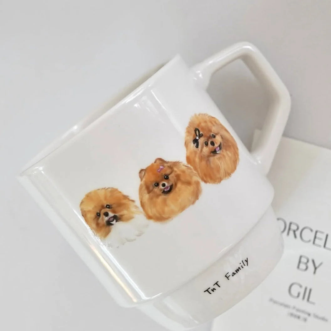 Custom Hand-Painted Pet Block Mug