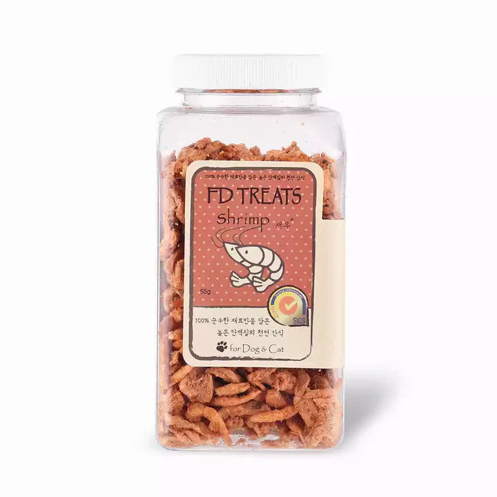 FD Freeze-Dried Treat ANTARTIC SHRIMP - kikiandpuppies