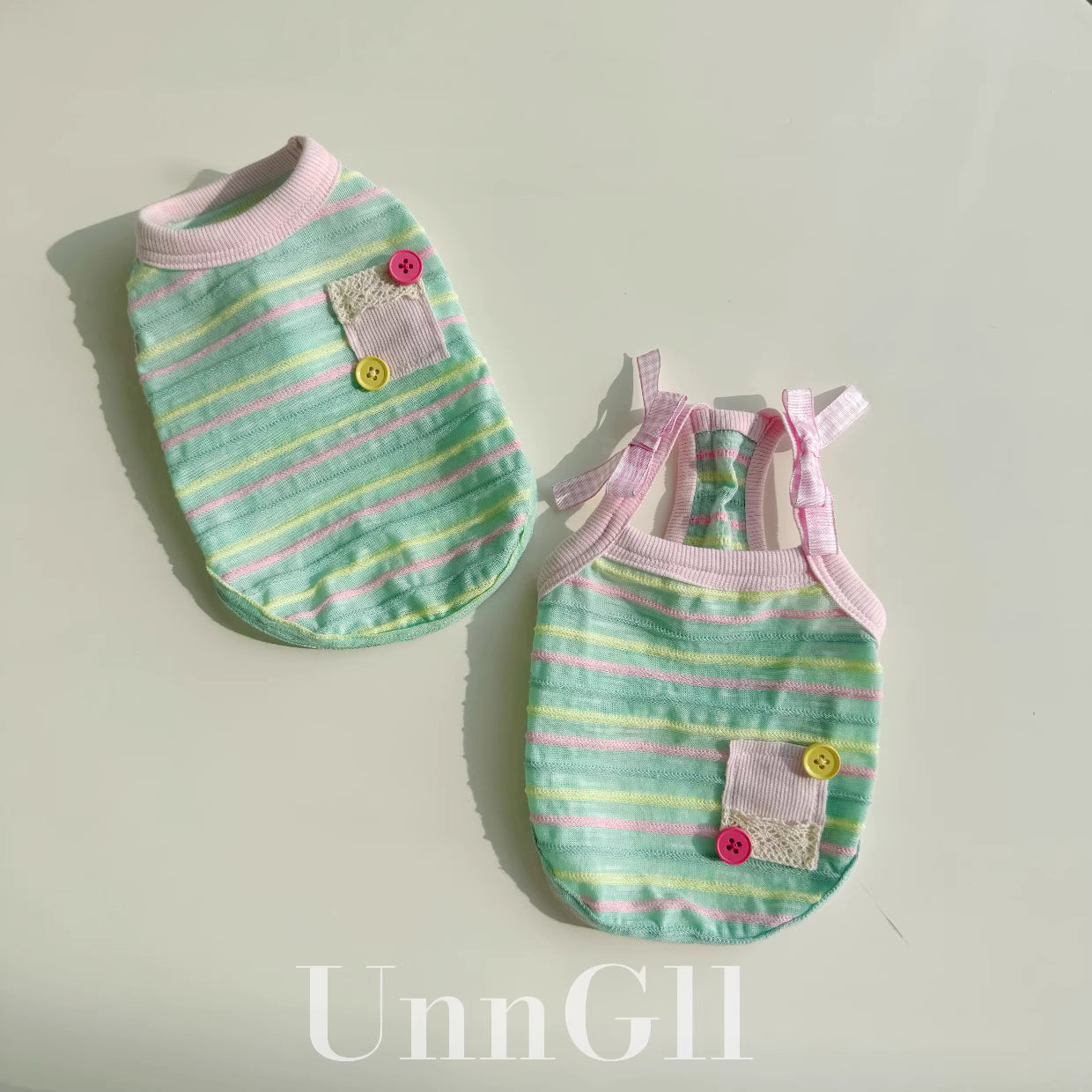 Cooling Colorful Striped Sun-Proof Pet Vest