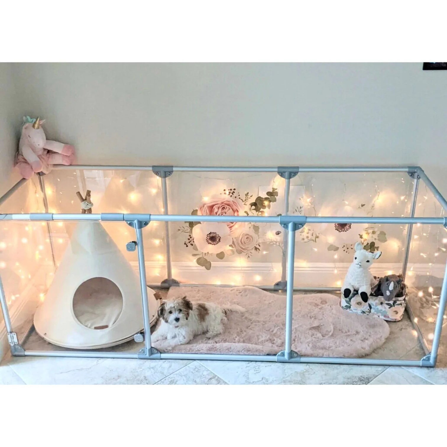 Lucidium Pet Playpen - kikiandpuppies