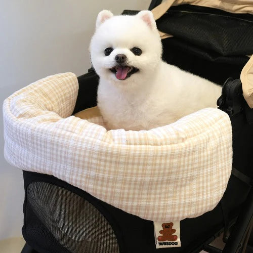 Bear Stroller Guard & Cushion - kikiandpuppies