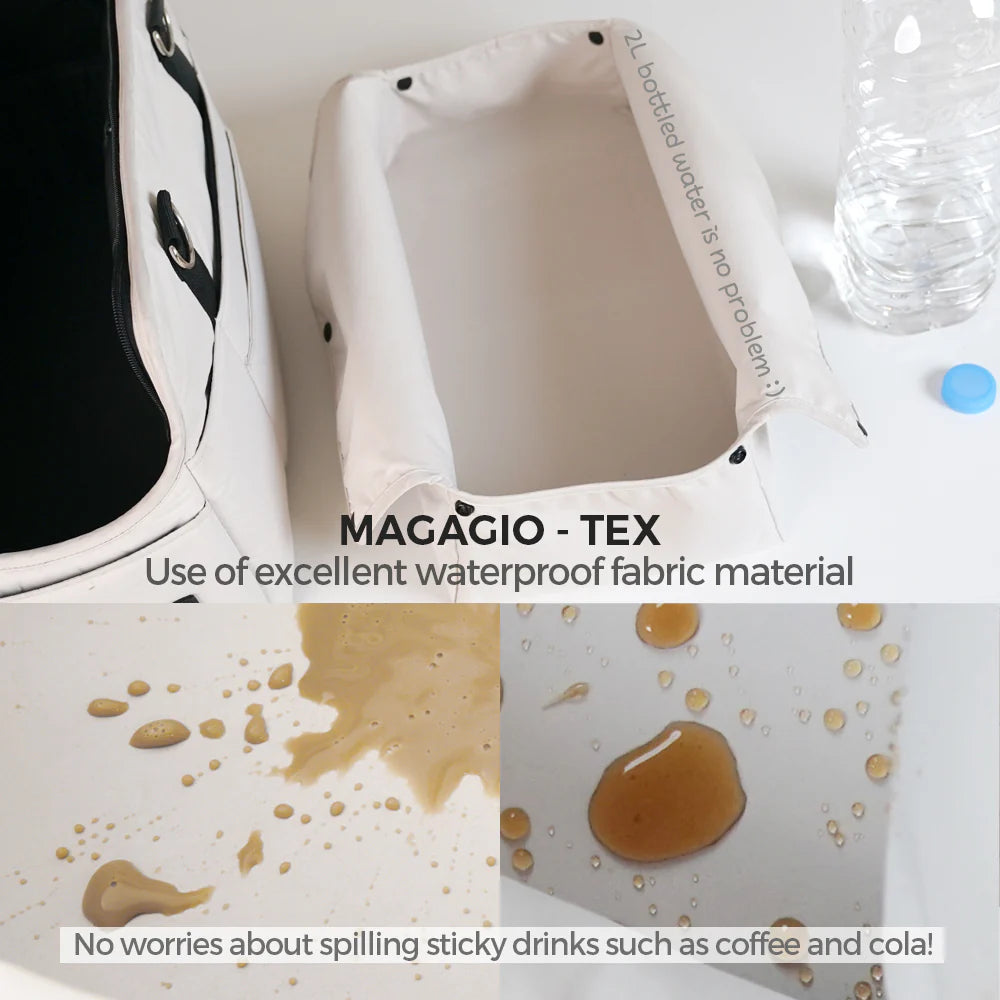 [SO-CA001] SSOOOK Pet Car Seat Bag 15Beige - kikiandpuppies