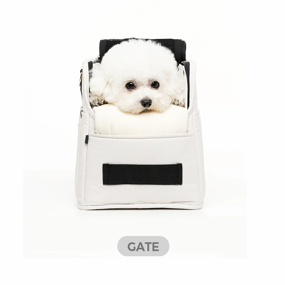 [SO-CA001] SSOOOK Pet Car Seat Bag 15Beige - kikiandpuppies