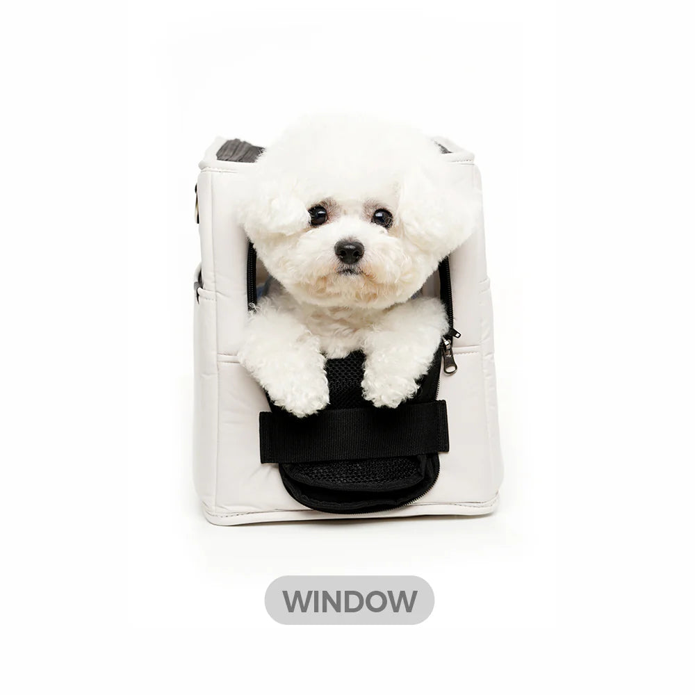 [SO-CA001] SSOOOK Pet Car Seat Bag 15Beige - kikiandpuppies