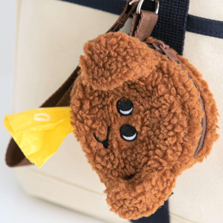 Bite Me Poodle Poop Bag Pouch - kikiandpuppies