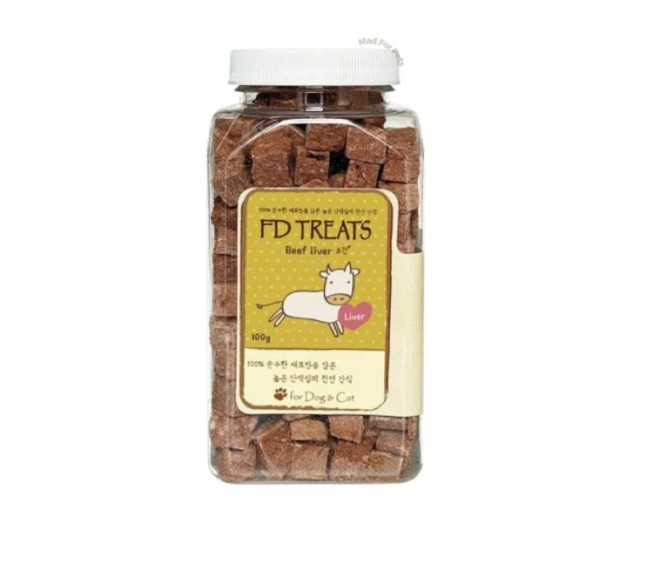 FDTREATS Freeze Dried - Beef Liver - kikiandpuppies