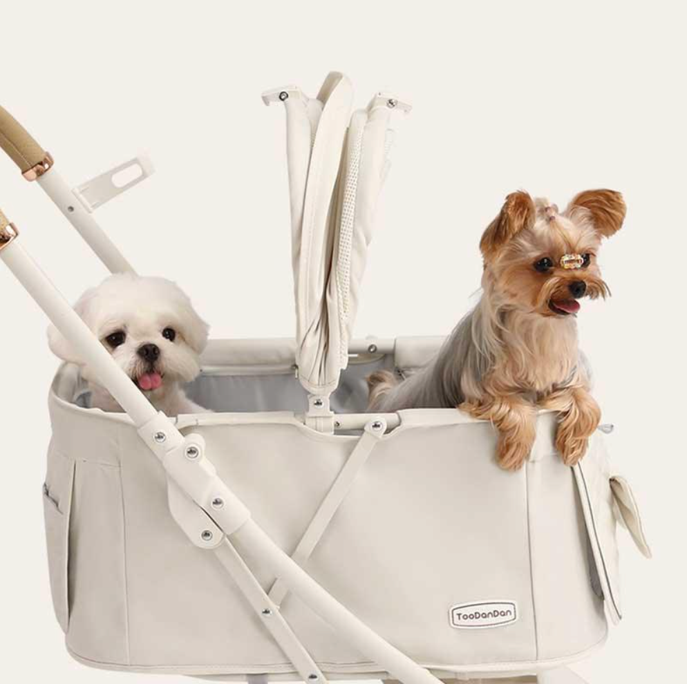 dutch dog stroller Toodandan Elegant Bow Pet Stroller – kikiandpuppies