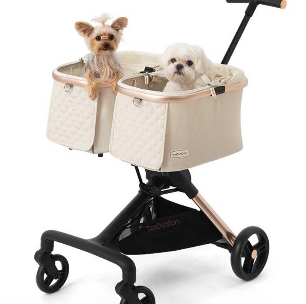TooDanDan Twin Two-Seater Pet Stroller - Main Image