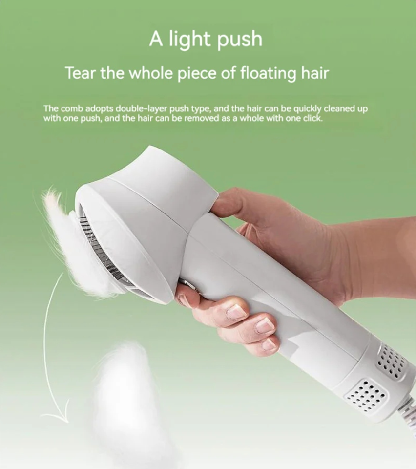 Dryer Brush for dogs and cats 2 in 1 Grooming Brush Quiet