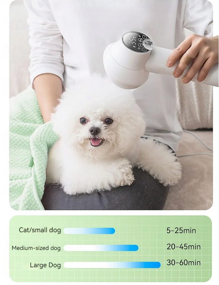 Dryer Brush for dogs and cats 2 in 1 Grooming Brush Quiet