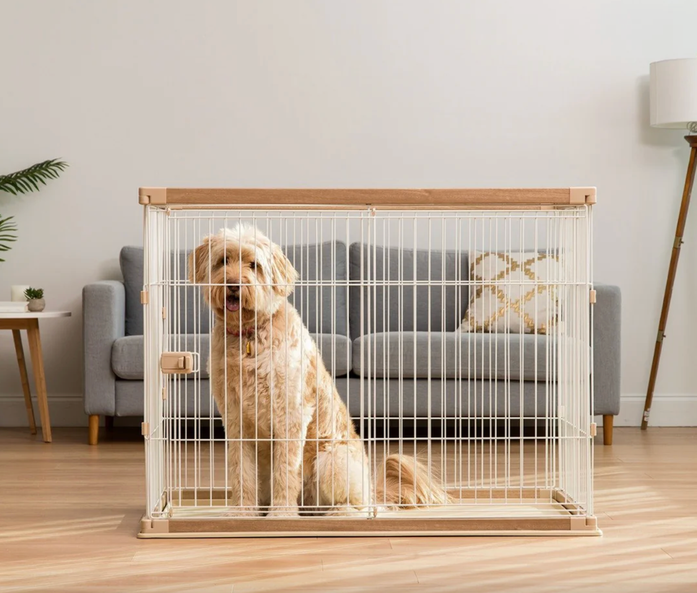 IRIS Pet Dog Cage Wire Open Pet Pen - XXL - 90cm Tall