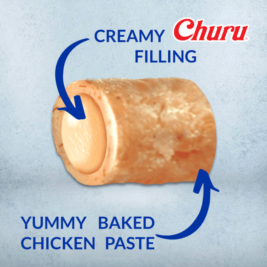INABA Churu Bites Chicken Wraps With Tuna Recipe Dog Treat 8x12g - kikiandpuppies