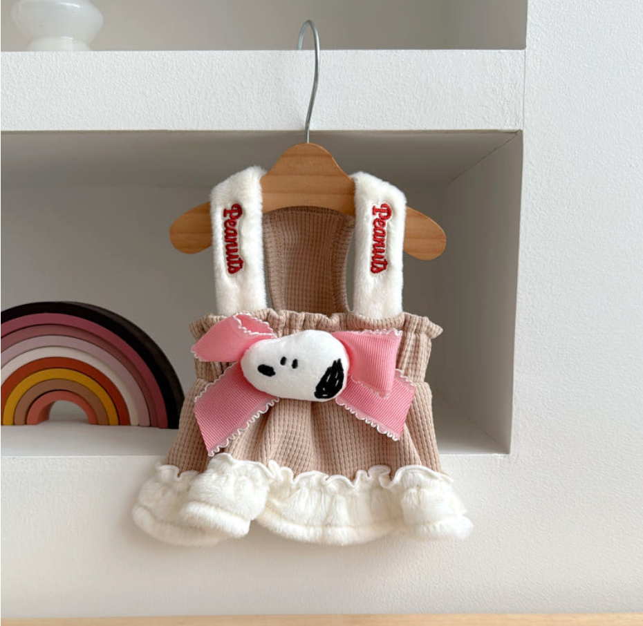 Snoopy Peanuts ribbon ruffle tee - kikiandpuppies