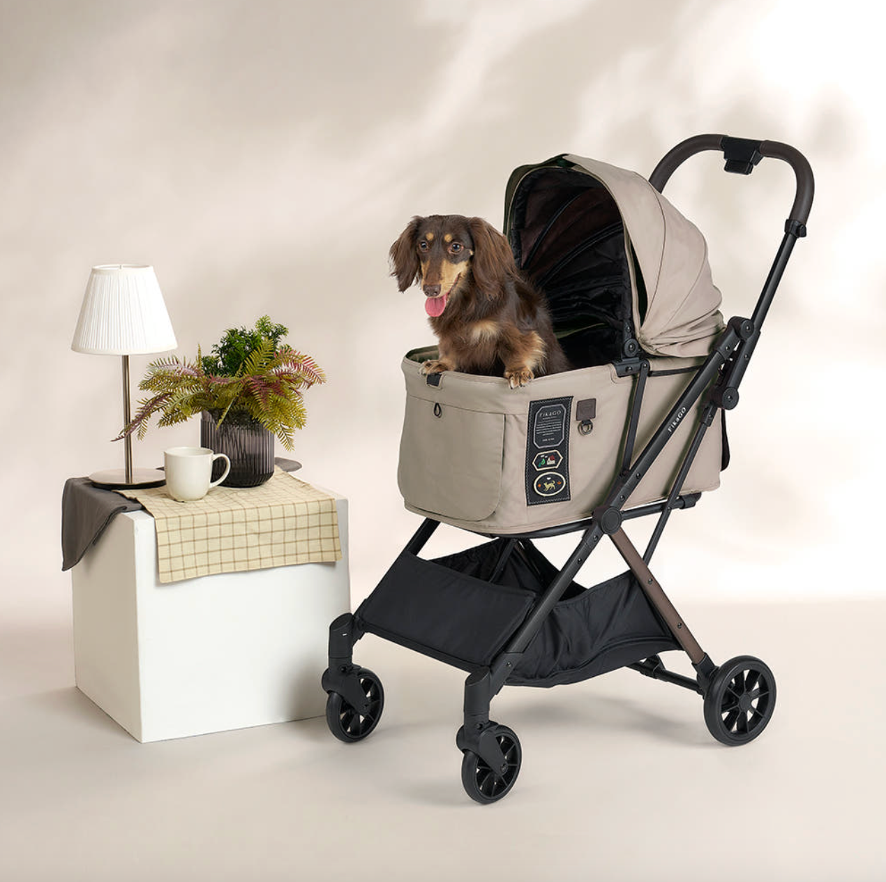 FikaGo Free To Go 2.5 Auto-folding Dog Stroller