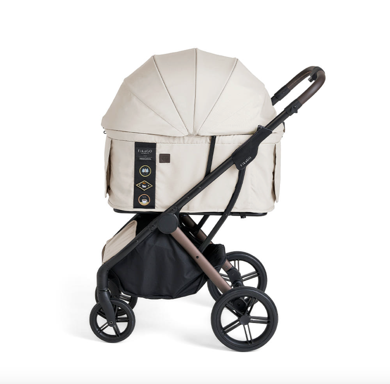 AGILE 2 | Auto Folding Medium Pet Stroller - kikiandpuppies