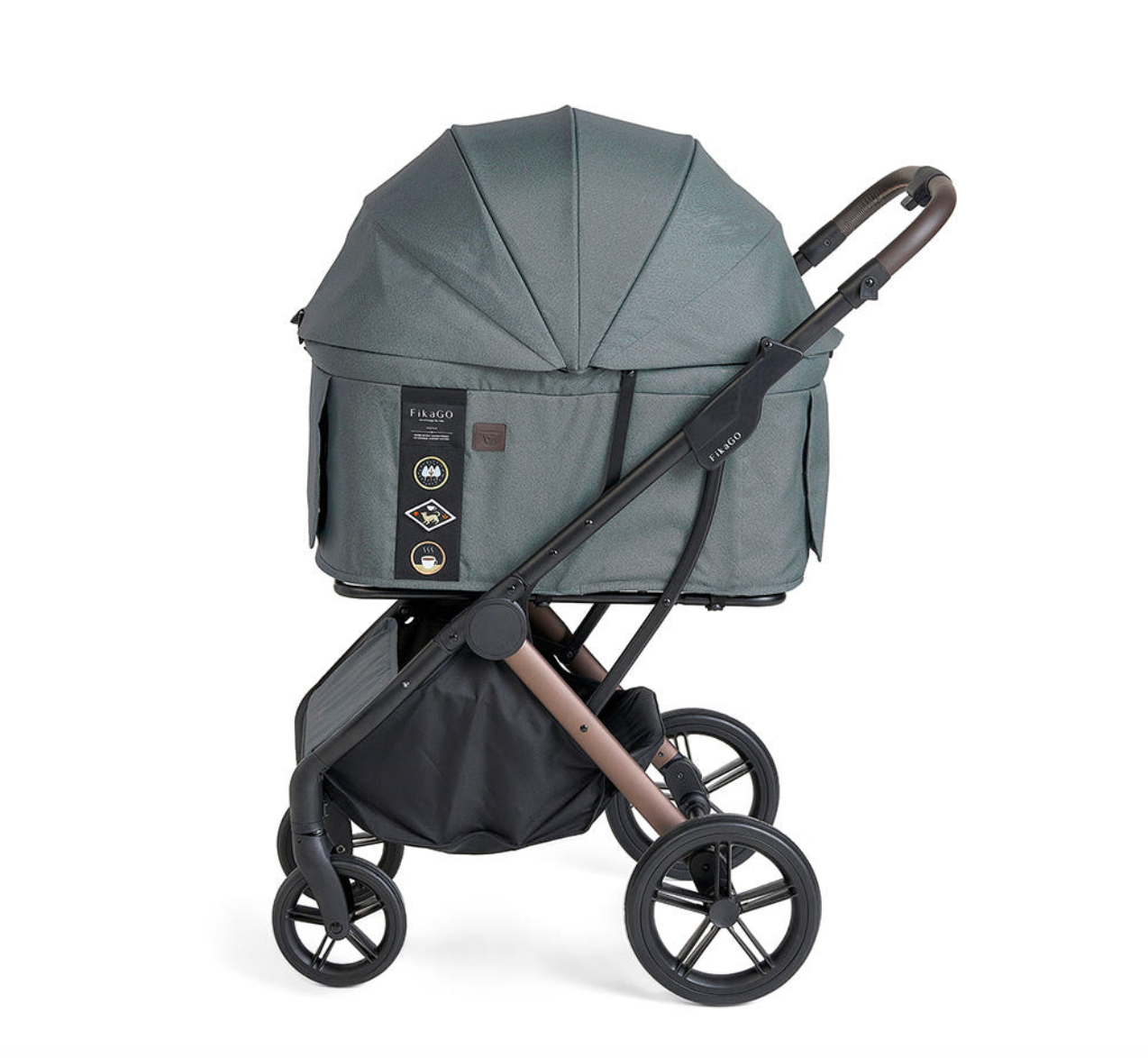 AGILE 2 | Auto Folding Medium Pet Stroller - kikiandpuppies