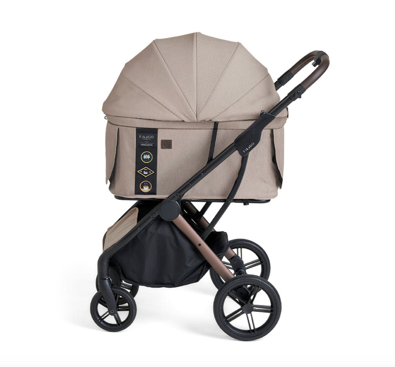 AGILE 2 | Auto Folding Medium Pet Stroller - kikiandpuppies