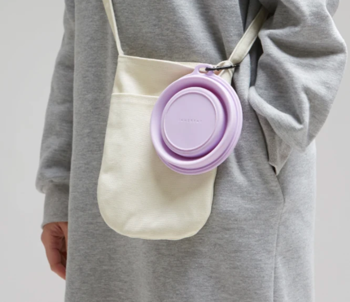INHERENT Silicone Travel Water Bowl