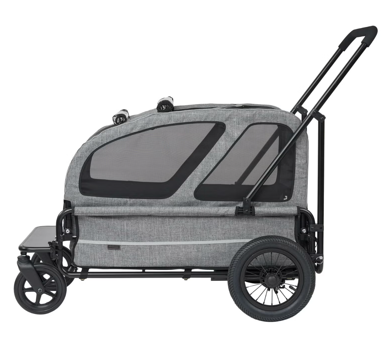 AirBuggy Carriage 2-Piece Set [Cart & Roof] for Large Dog (55kg Load Capacity )
