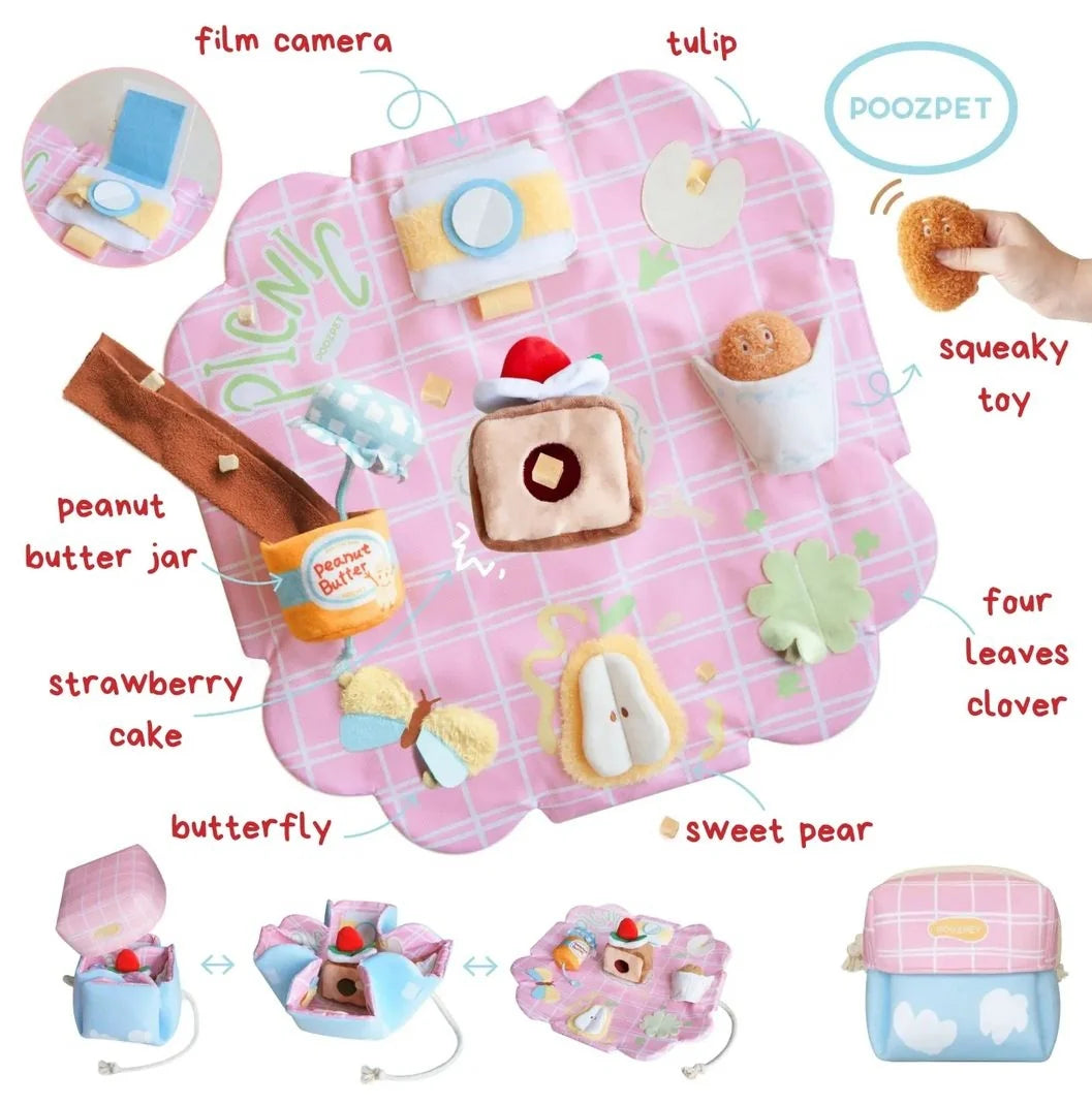 Poozpet Picnic Box Snuffle Toy - kikiandpuppies