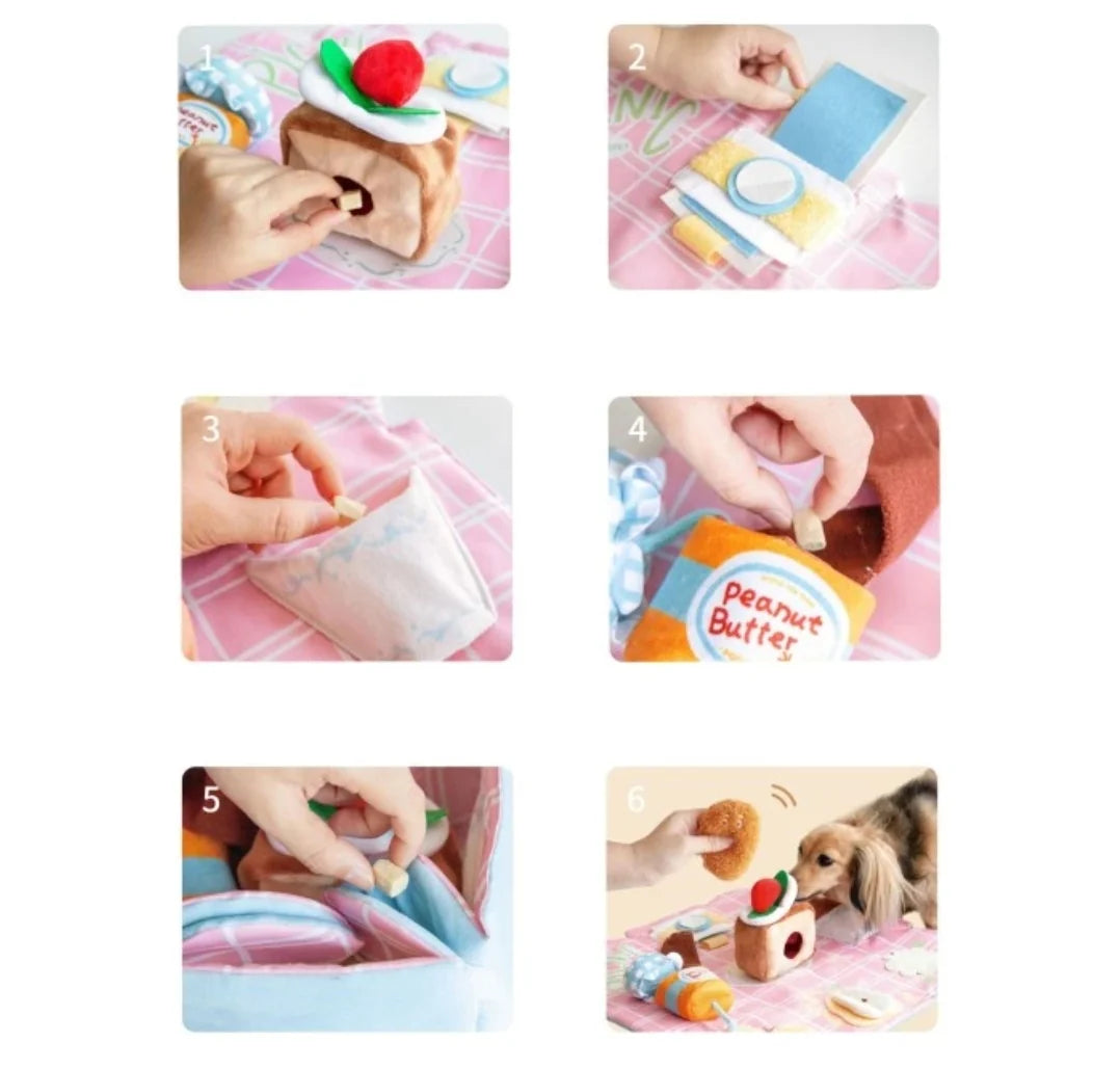 Poozpet Picnic Box Snuffle Toy - kikiandpuppies