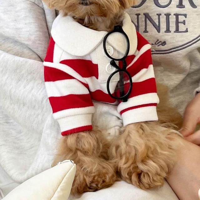 Classic Striped Polo Shirt - 2 Colors - kikiandpuppies