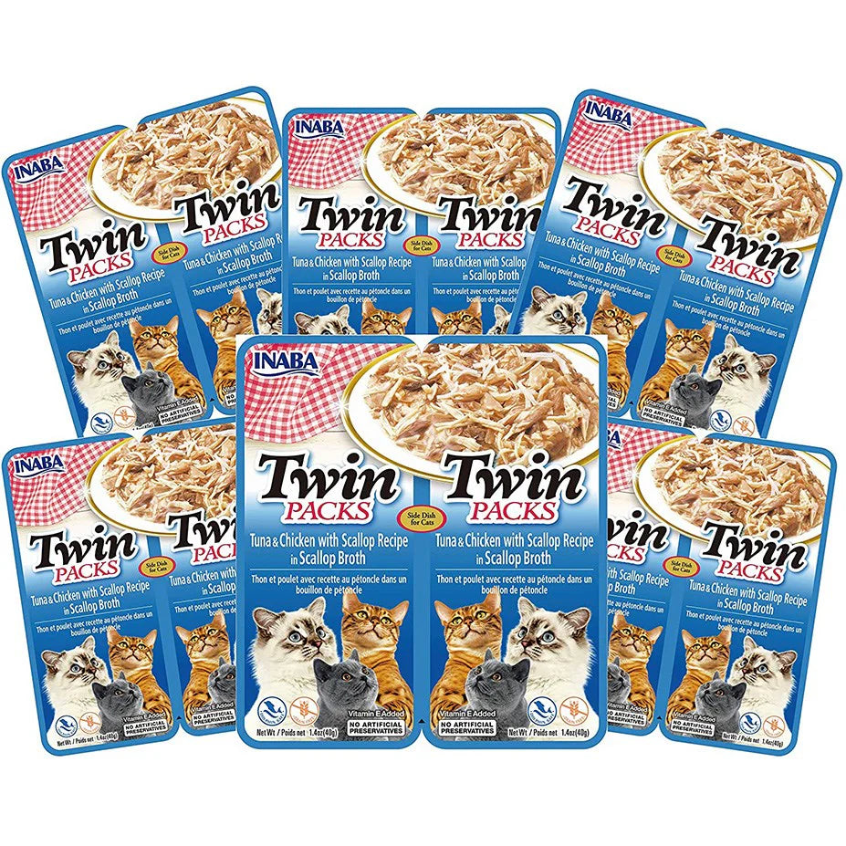 Inaba - Twin Packs Tuna with Chicken & Scallop Flavored Broth