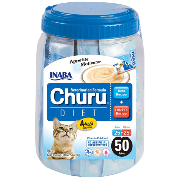 Inaba Churu Diet Tuna Recipe & Chicken Recipe 14g x 50Tubes
