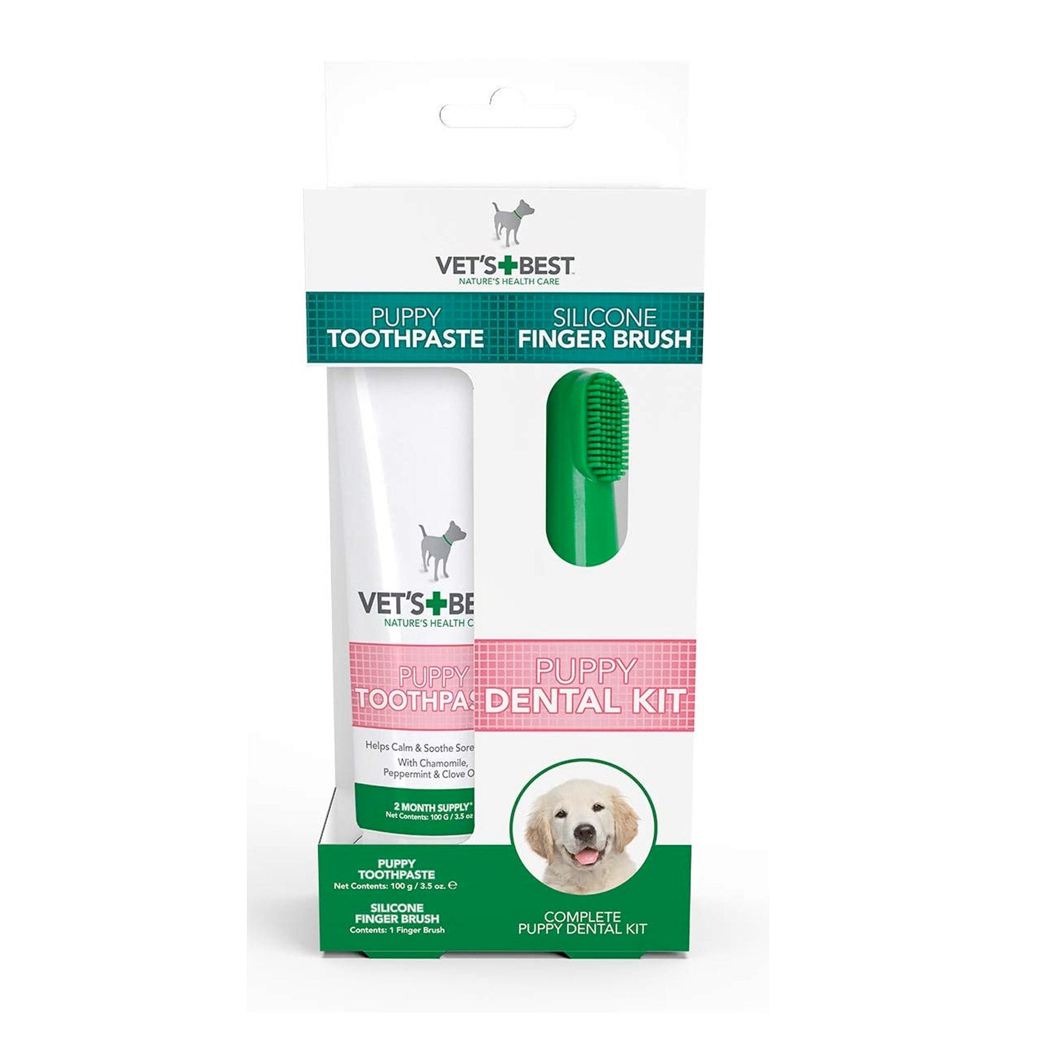 VET'S BEST Dental Care Kit For Puppies