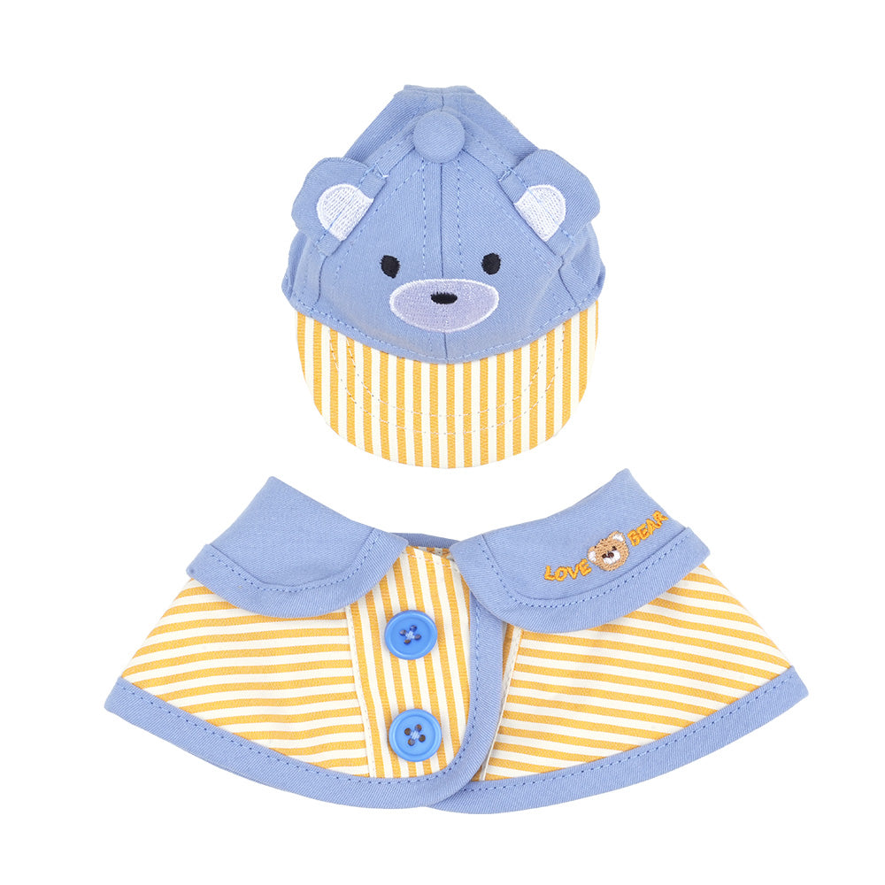 Lovely Teddy Bear Cape&Hat Cap Set