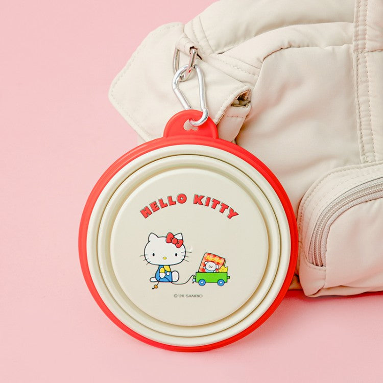 Bite Me Hello Kitty Foldable Pet Bowl