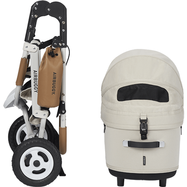 Airbuggy DOME3  Urban White Large Stroller - kikiandpuppies