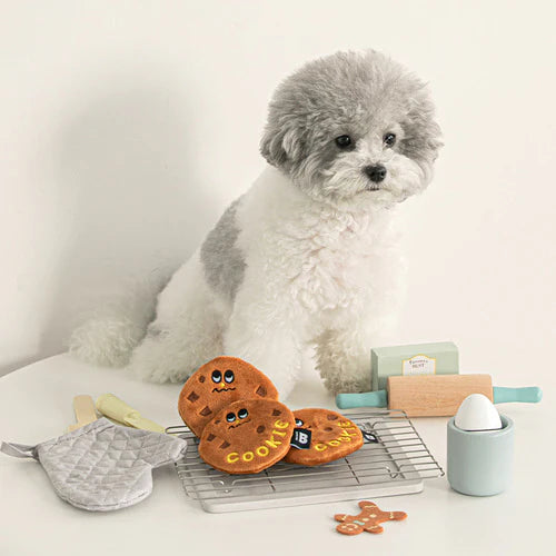 Chocolate cookie nose-work Toy (2pcs) - kikiandpuppies