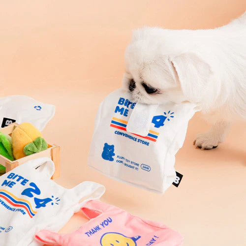 Crinkle Vinyl Bag Toy (2colors) - kikiandpuppies