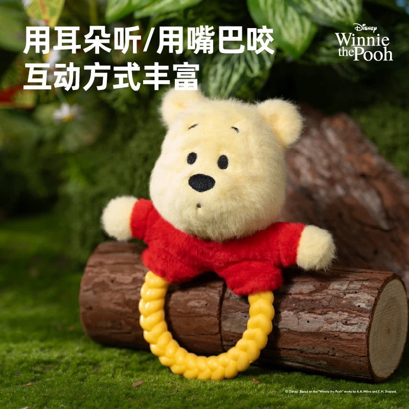 Petsville Winnie the Pooh Dog Cat Tug Toy - kikiandpuppies