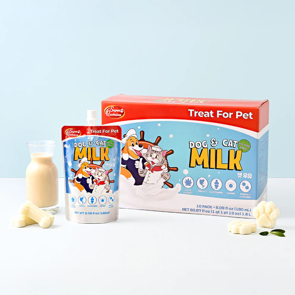 Super Paw Dog & Cat Milk Lactose FREE Plain - kikiandpuppies