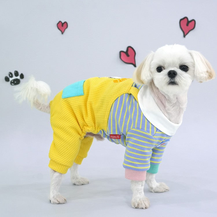 Peanuts Two Pocket All-in-One Yellow - kikiandpuppies