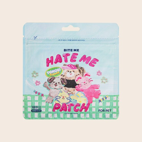 BITE ME X Pokori Friends Hate Me Patch Stickers - kikiandpuppies